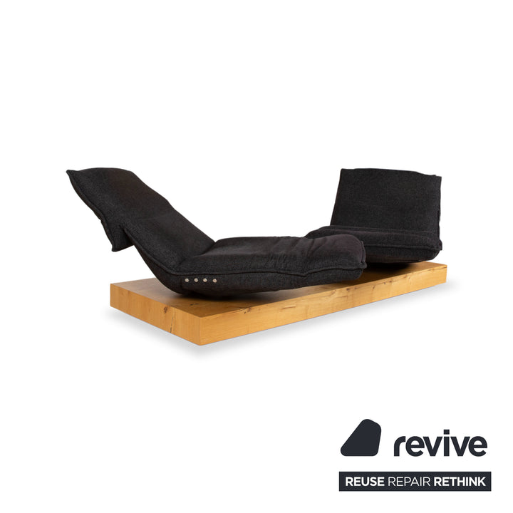 Koinor Free Motion Edit 2 Stoff Zweisitzer Grau Anthrazit elektrische Funktion Sofa Couch