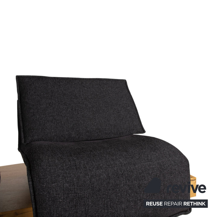 Koinor Free Motion Edit 2 Stoff Zweisitzer Grau Anthrazit elektrische Funktion Sofa Couch