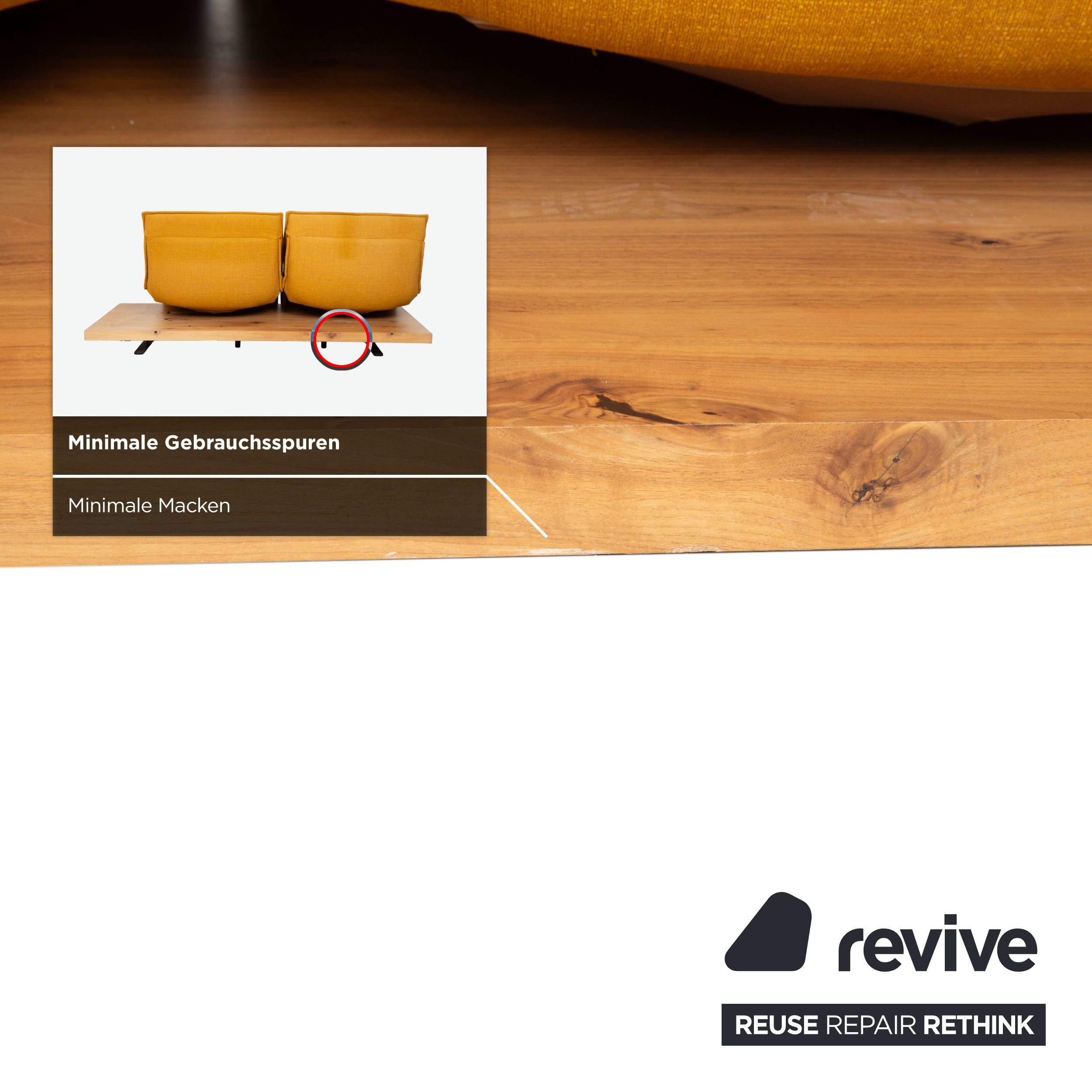 Koinor Free Motion Edit 2 Stoff Zweisitzer Liege Gelb Gold elektrische Funktion Sofa Couch