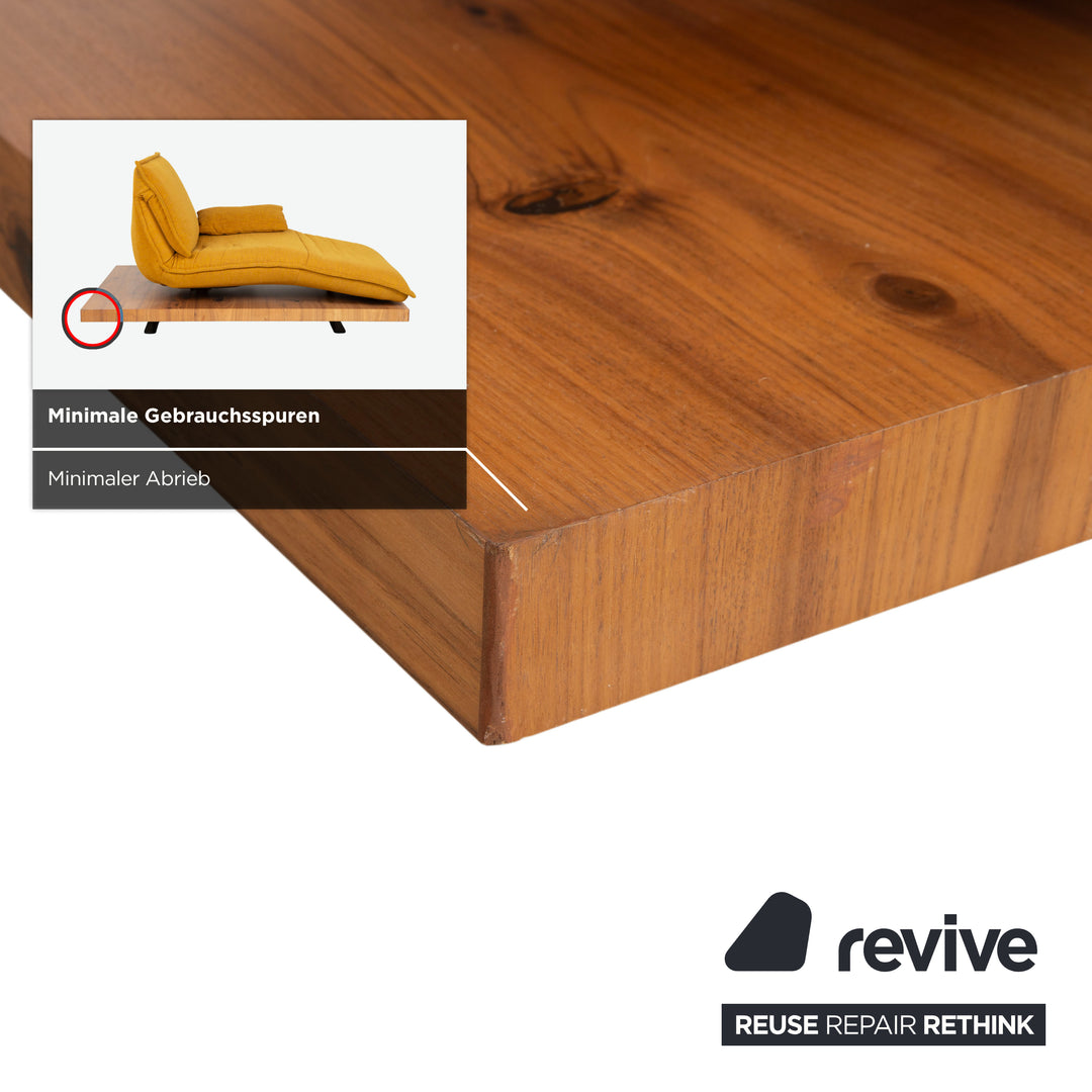 Koinor Free Motion Edit 2 Stoff Zweisitzer Liege Gelb Gold elektrische Funktion Sofa Couch