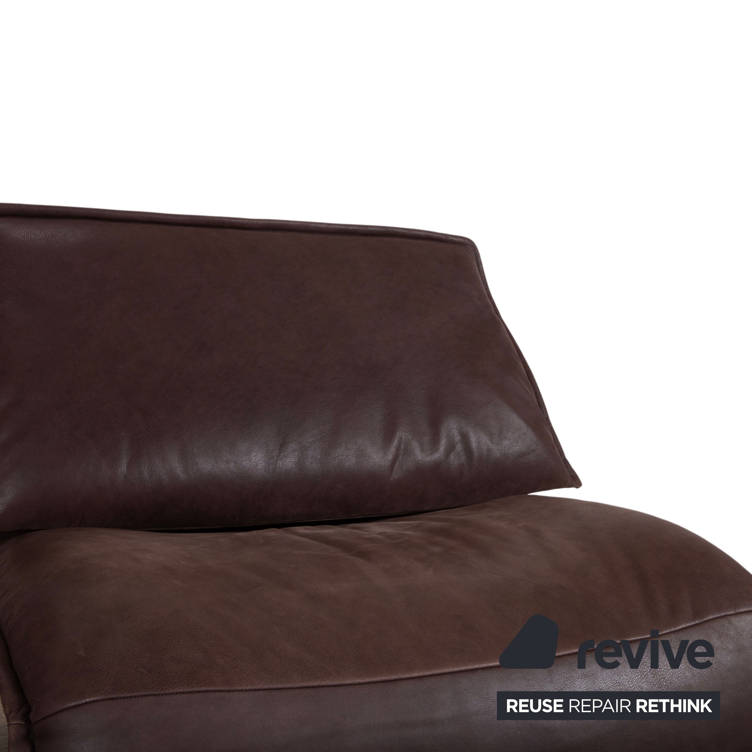 Koinor Free Motion Edit 3 Leder Zweisitzer Braun elektrische Funktion Sofa Couch