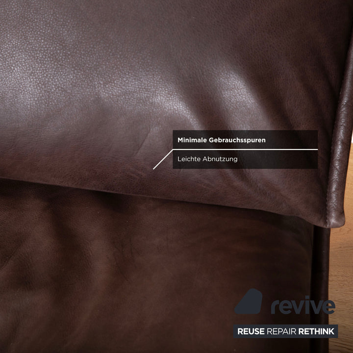 Koinor Free Motion Edit 3 Leder Zweisitzer Braun elektrische Funktion Sofa Couch