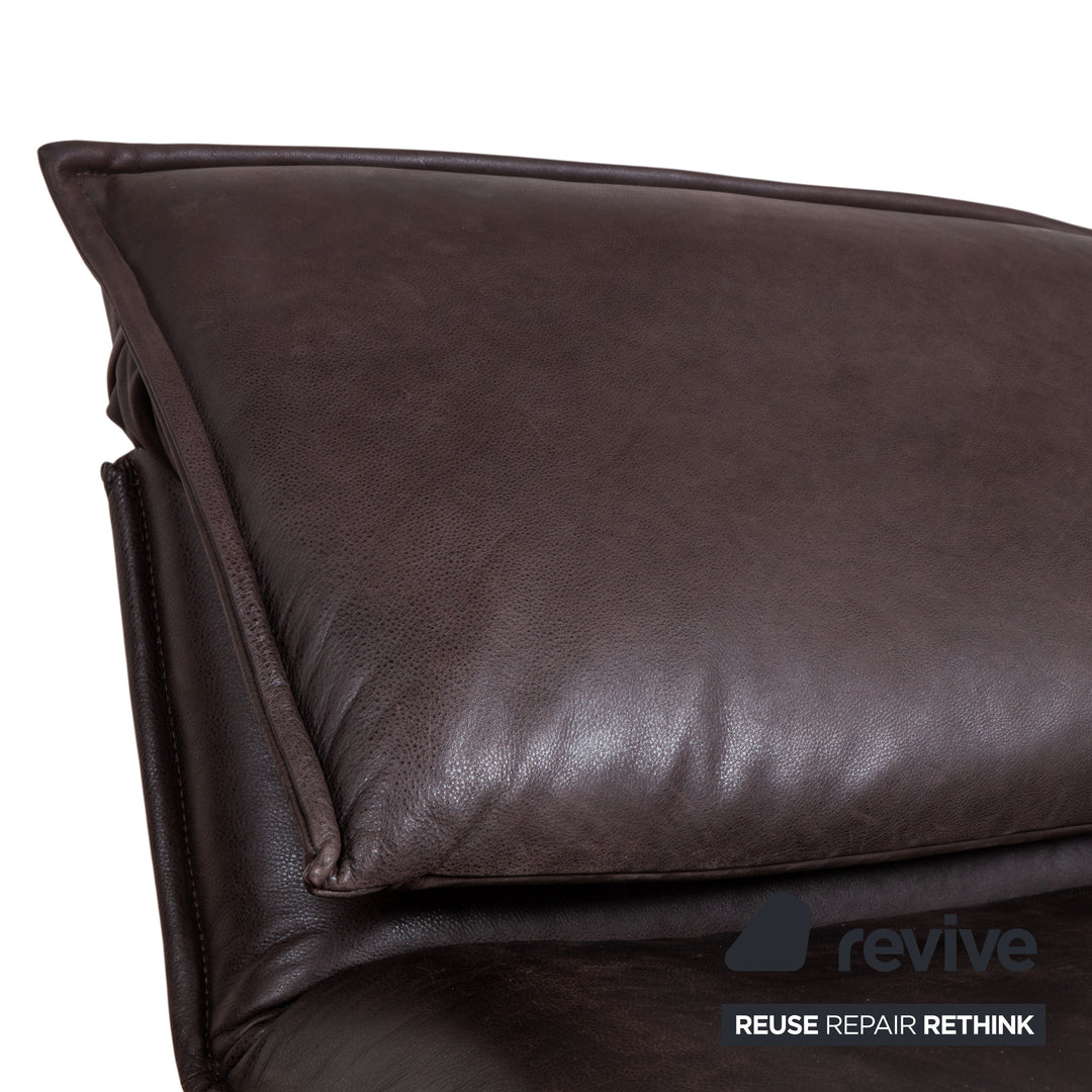 Koinor Free Motion Edit 3 Leder Zweisitzer Sofa Braun Kaffeebraun Couch elektrische Funktion