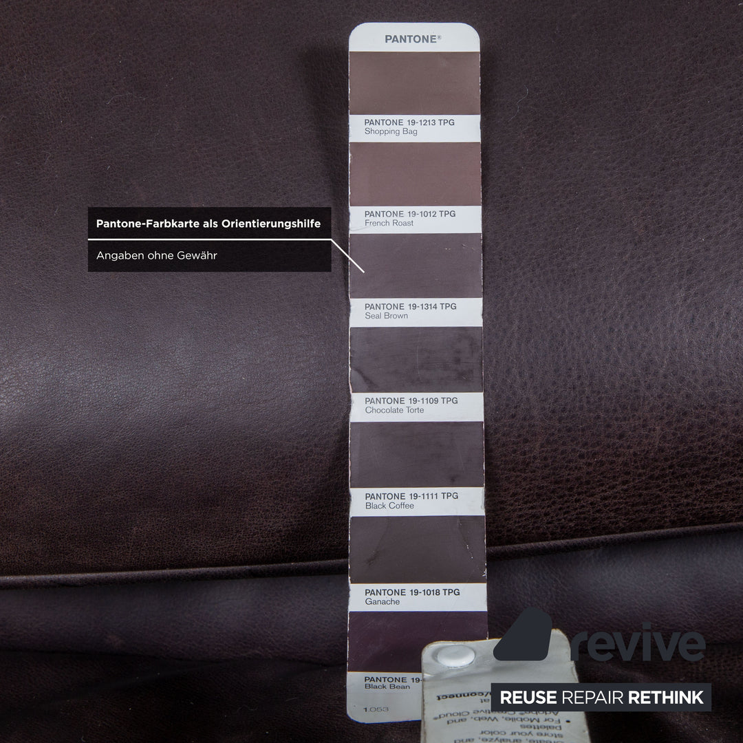 Koinor Free Motion Edit 3 Leder Zweisitzer Sofa Schoko Braun Couch elektrische Funktion