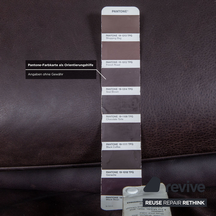 Koinor Free Motion Edit 3 Leder Zweisitzer Sofa Schoko Braun Couch elektrische Funktion