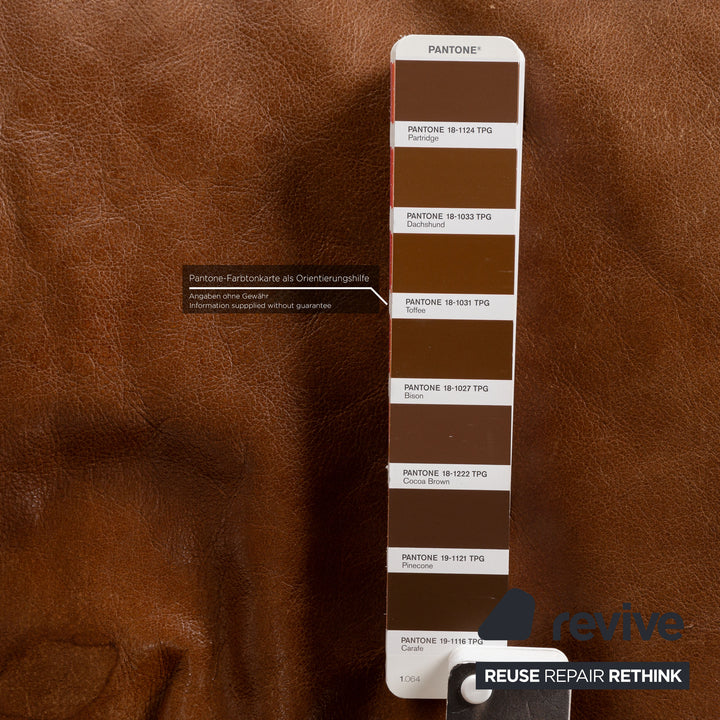 Koinor Free Motion Epos 2 Leather Two Seater Brown Electric Function Sofa Couch