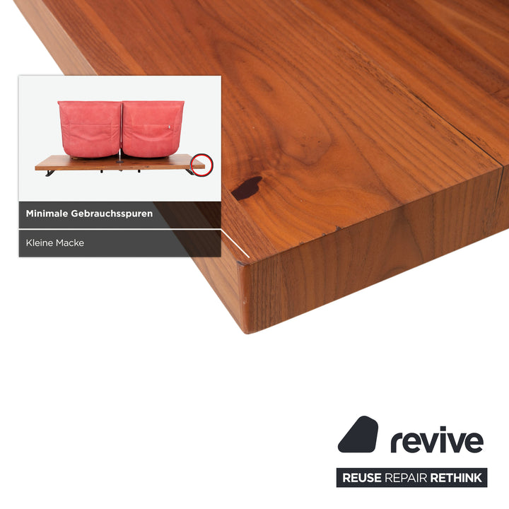 Koinor Free Motion Epos 2 Leder Zweisitzer Rot elektrische Funktion Sofa Couch
