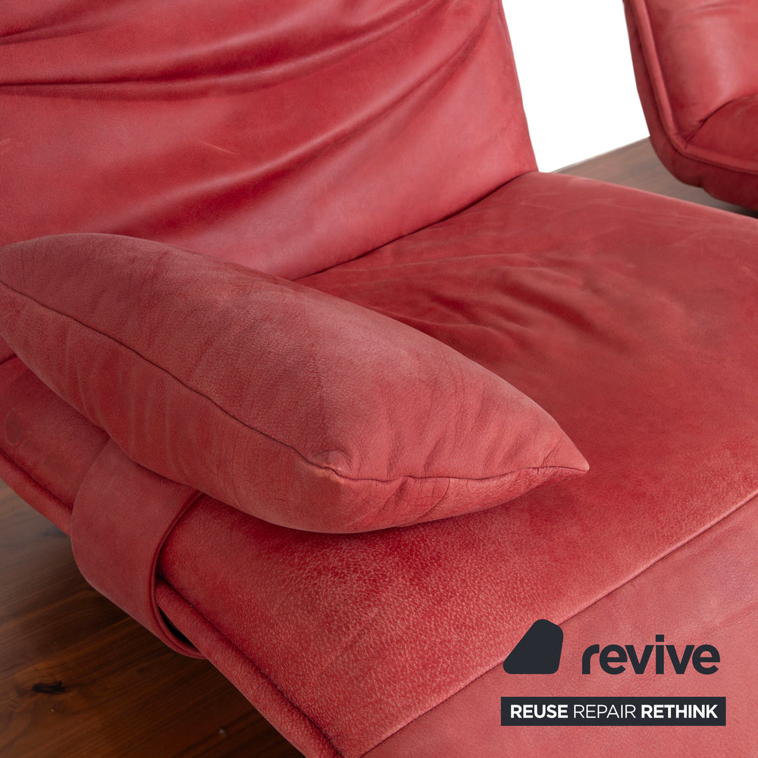 Koinor Free Motion Epos 2 Leder Zweisitzer Rot elektrische Funktion Sofa Couch