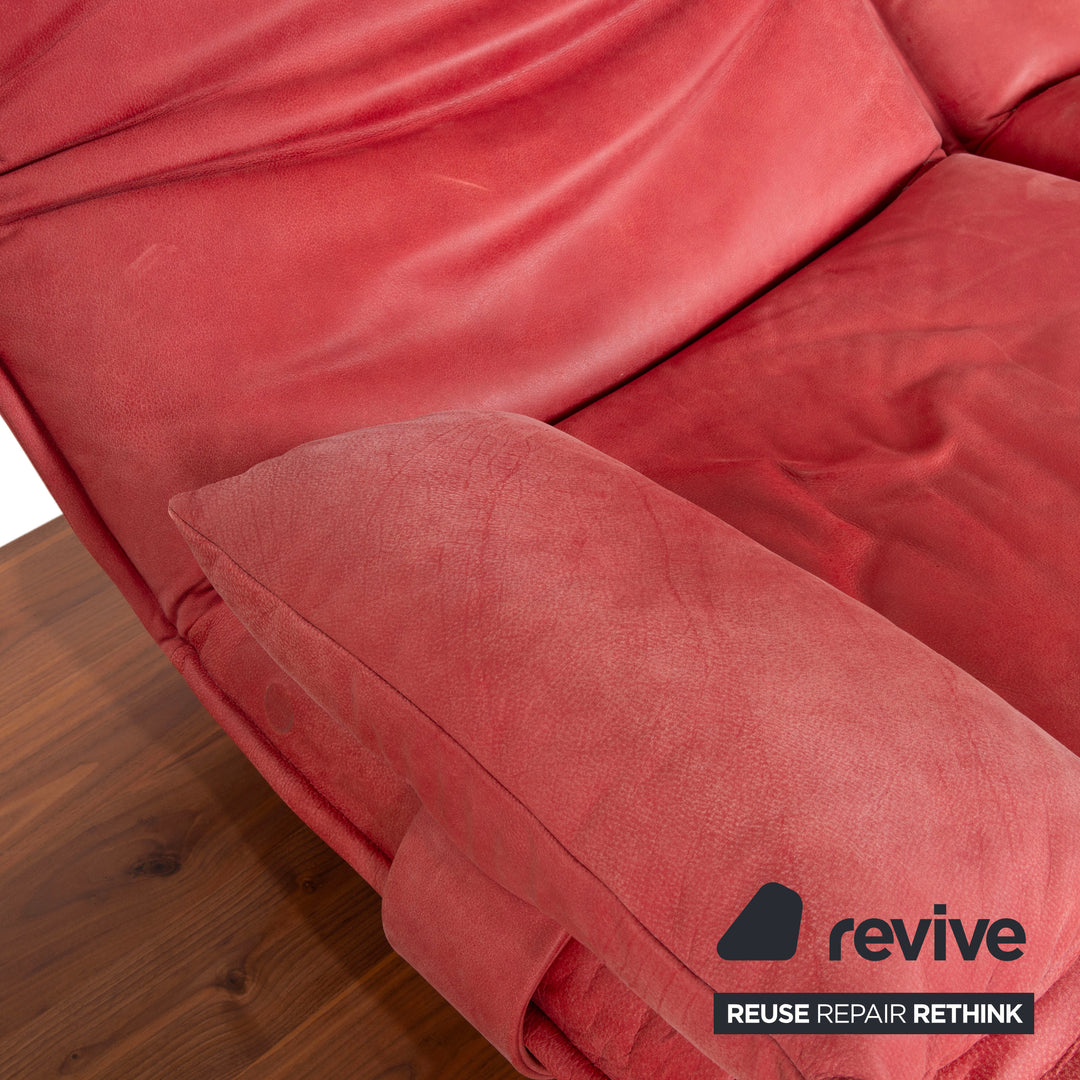 Koinor Free Motion Epos 2 Leder Zweisitzer Rot elektrische Funktion Sofa Couch