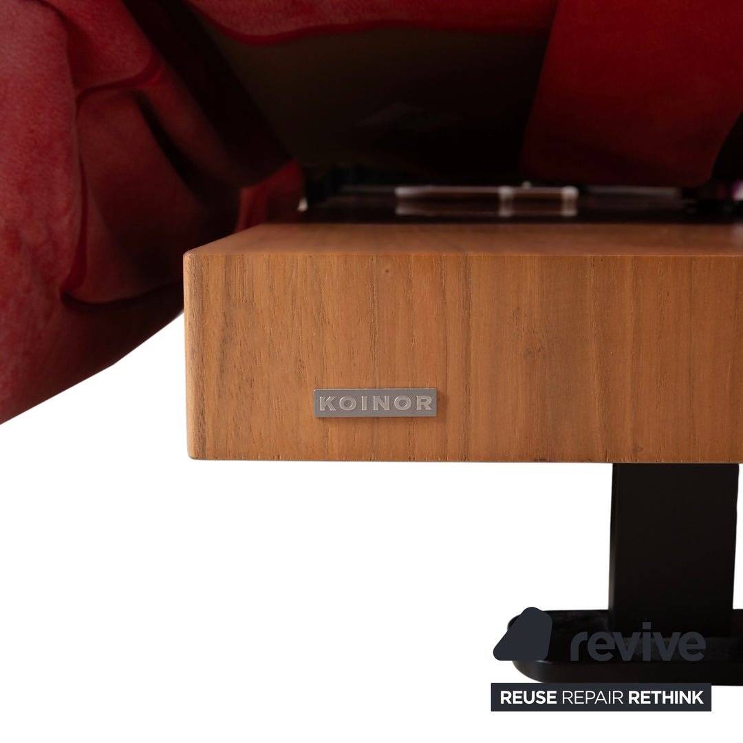 Koinor Free Motion Epos 2 Leder Zweisitzer Rot elektrische Funktion Sofa Couch