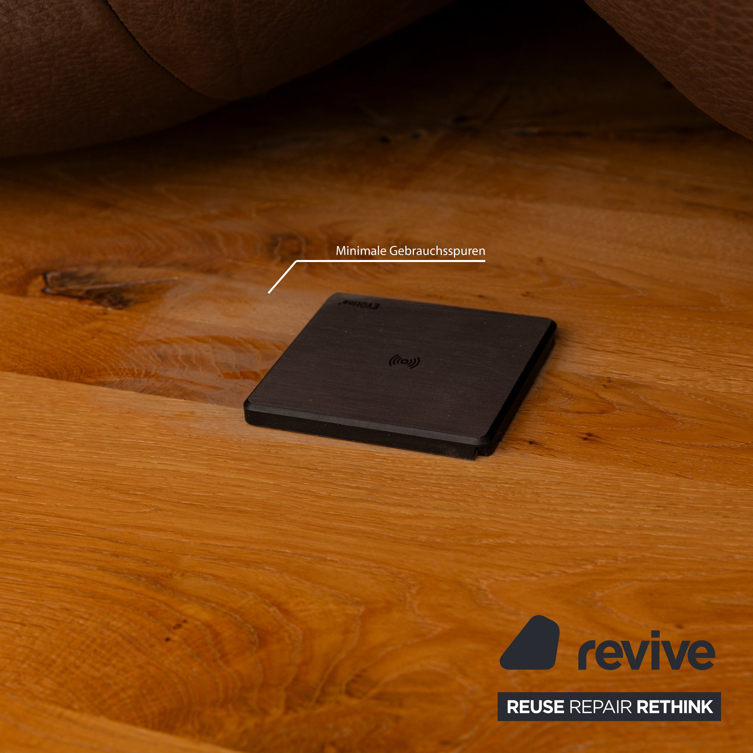 Koinor Free Motion Epos 3 canapé deux places en cuir marron foncé avec fonction électrique