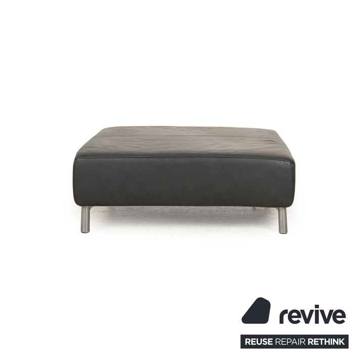 Koinor Genesis Leather Stool Grey