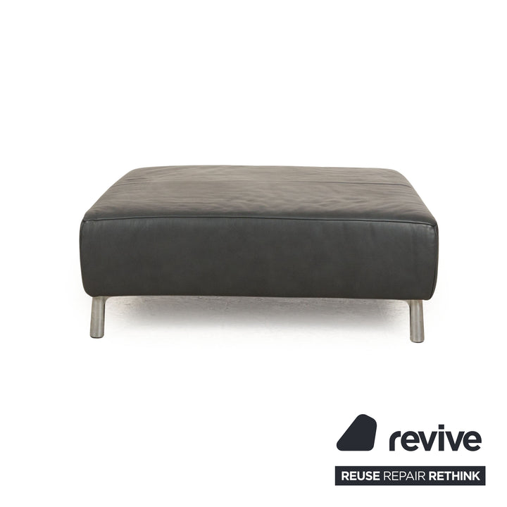 Koinor Genesis Leather Stool Grey