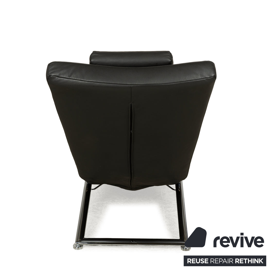 Koinor Jeremiah Leder Liege Schwarz manuelle Funktion