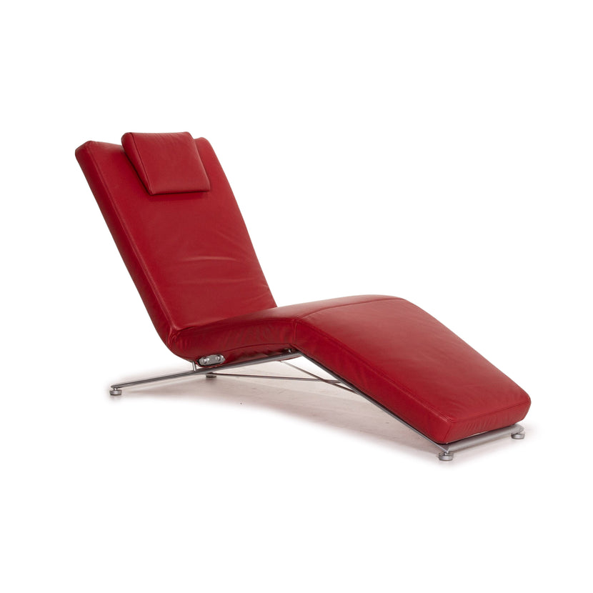 Koinor Jeremiah Lounger Red Relaxation Function Lounger