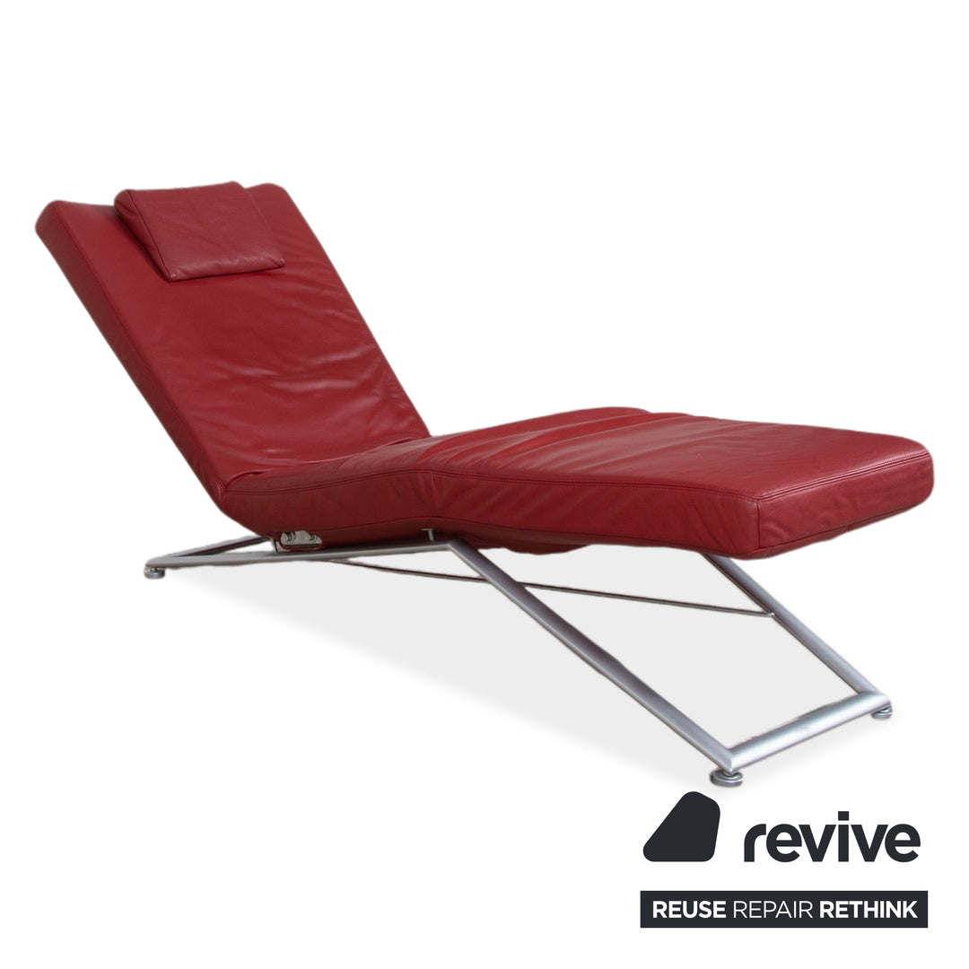 Koinor Jeremiah Liege Rot Relaxfunktion Funktion Relaxliege