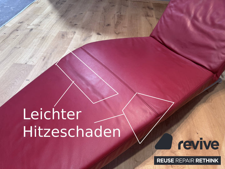 Koinor Jeremiah Liege Rot Relaxfunktion Funktion Relaxliege