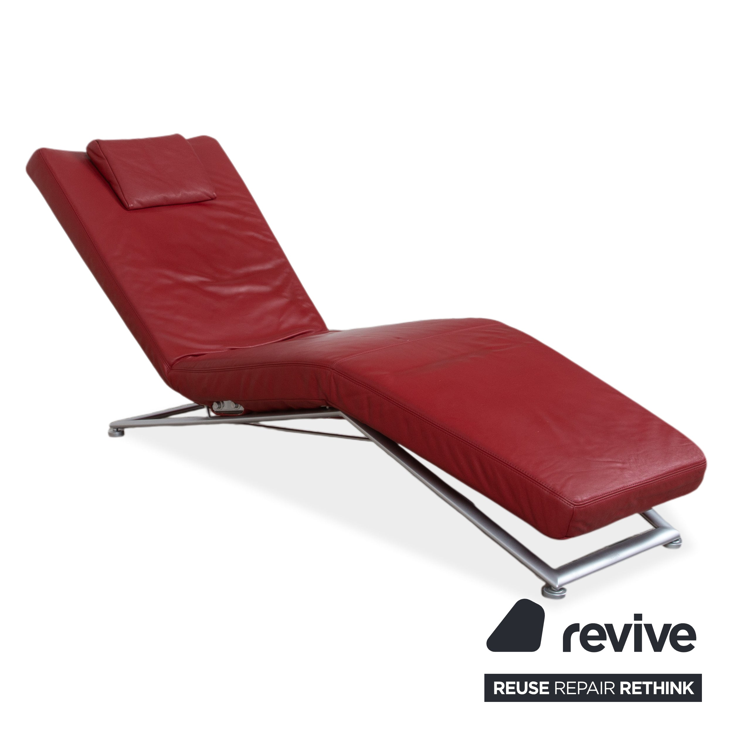 Koinor Jeremiah Lounger Red Relaxation Function Lounger