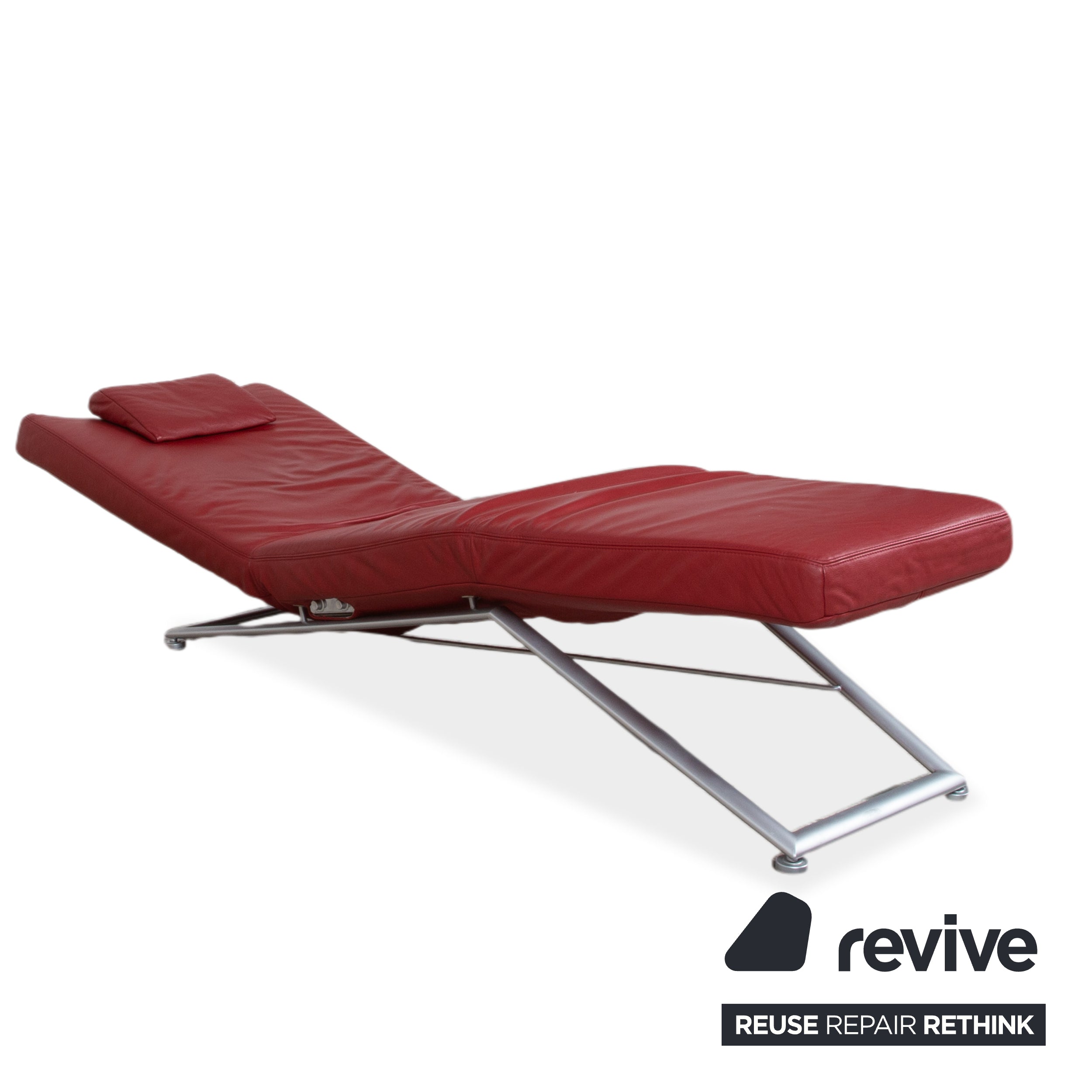 Koinor Jeremiah Lounger Red Relaxation Function Lounger