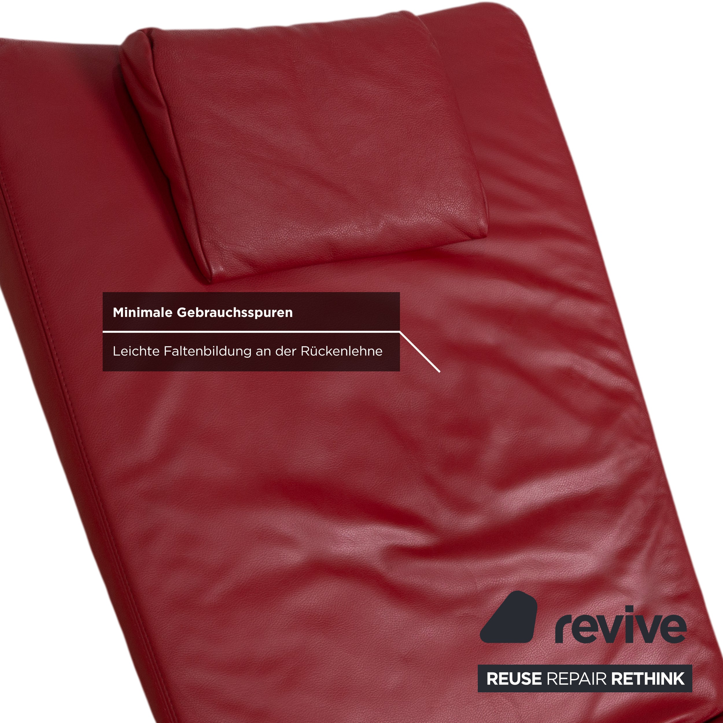 Koinor Jeremiah Lounger Red Relaxation Function Lounger