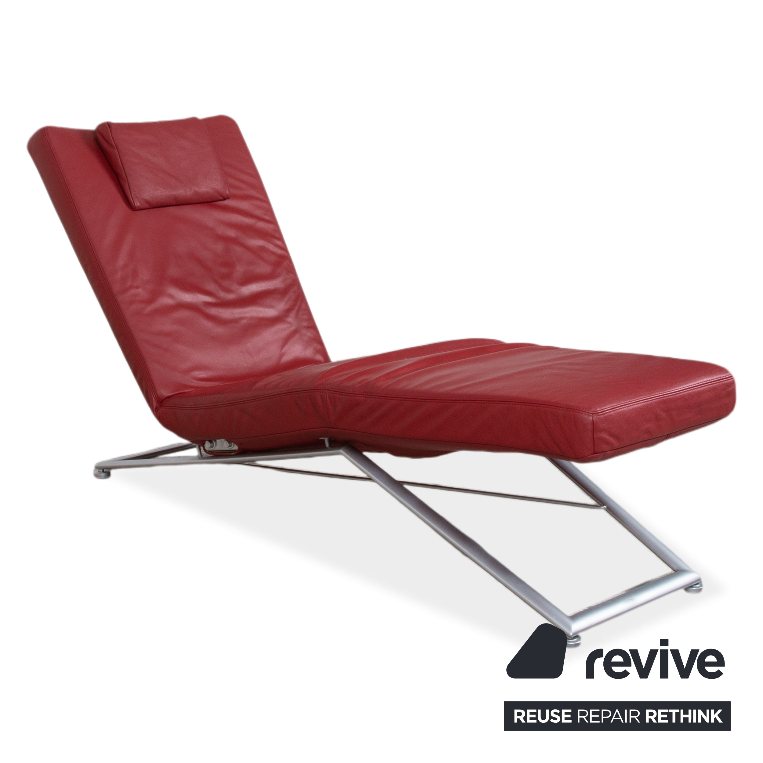 Koinor Jeremiah Lounger Red Relaxation Function Lounger