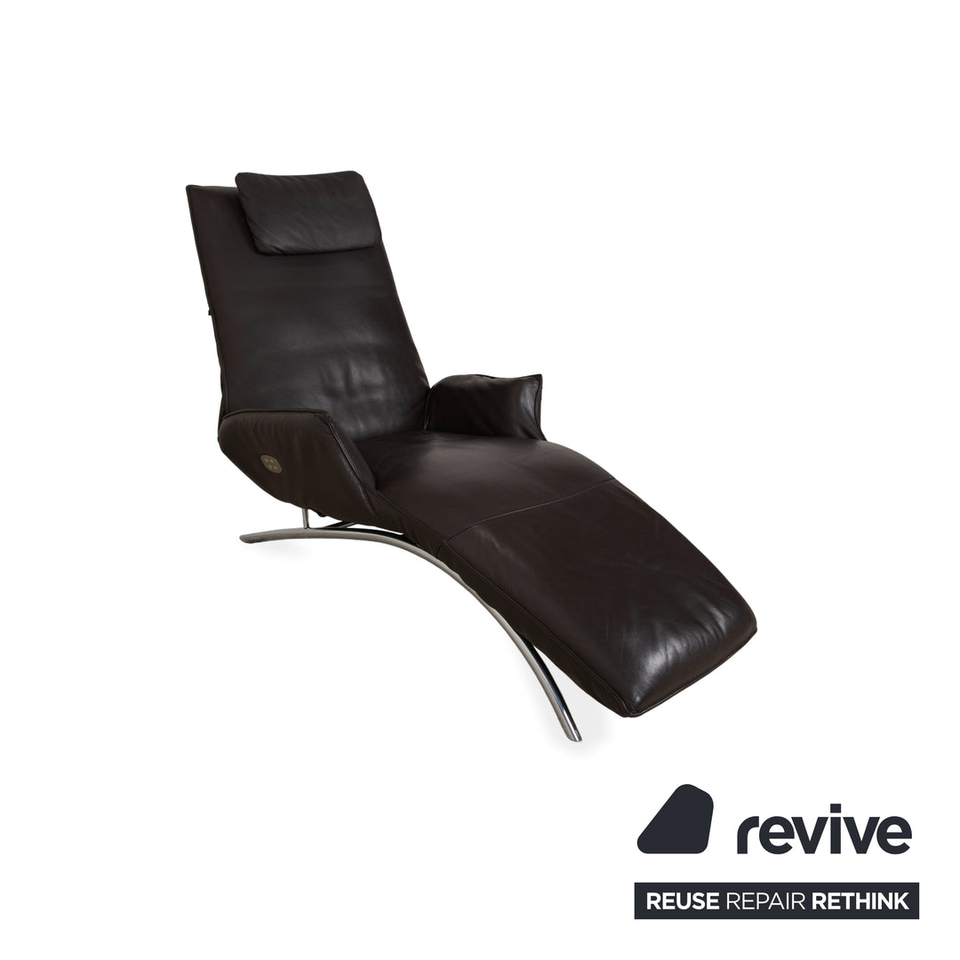 Koinor Joleen fauteuil en cuir, marron, fonction électrique