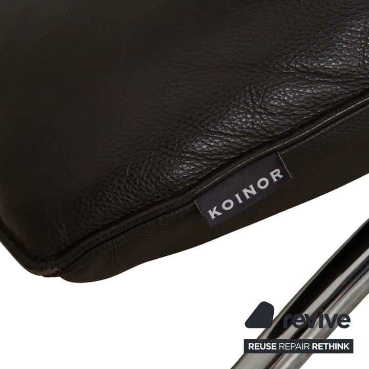 Koinor Joleen fauteuil en cuir, marron, fonction électrique