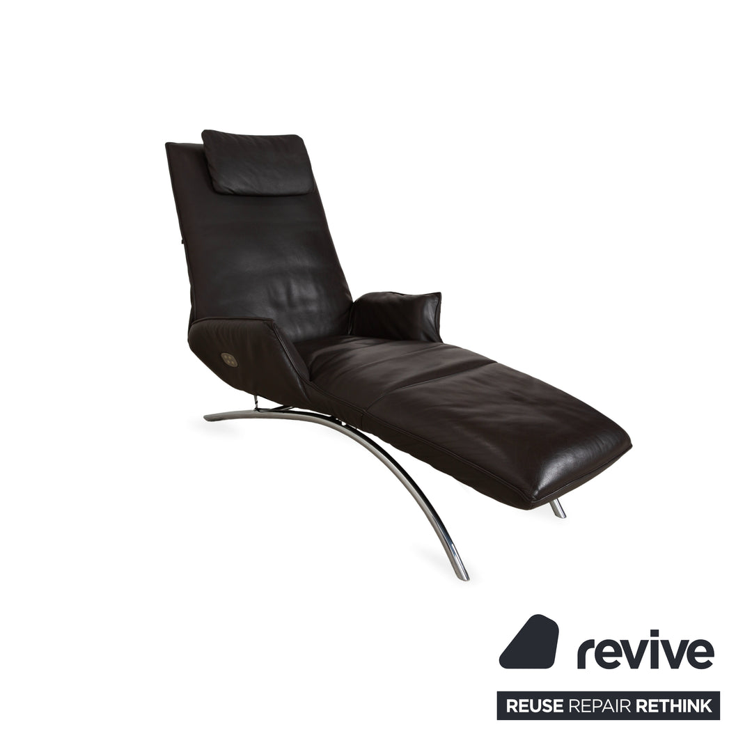 Koinor Joleen fauteuil en cuir, marron, fonction électrique