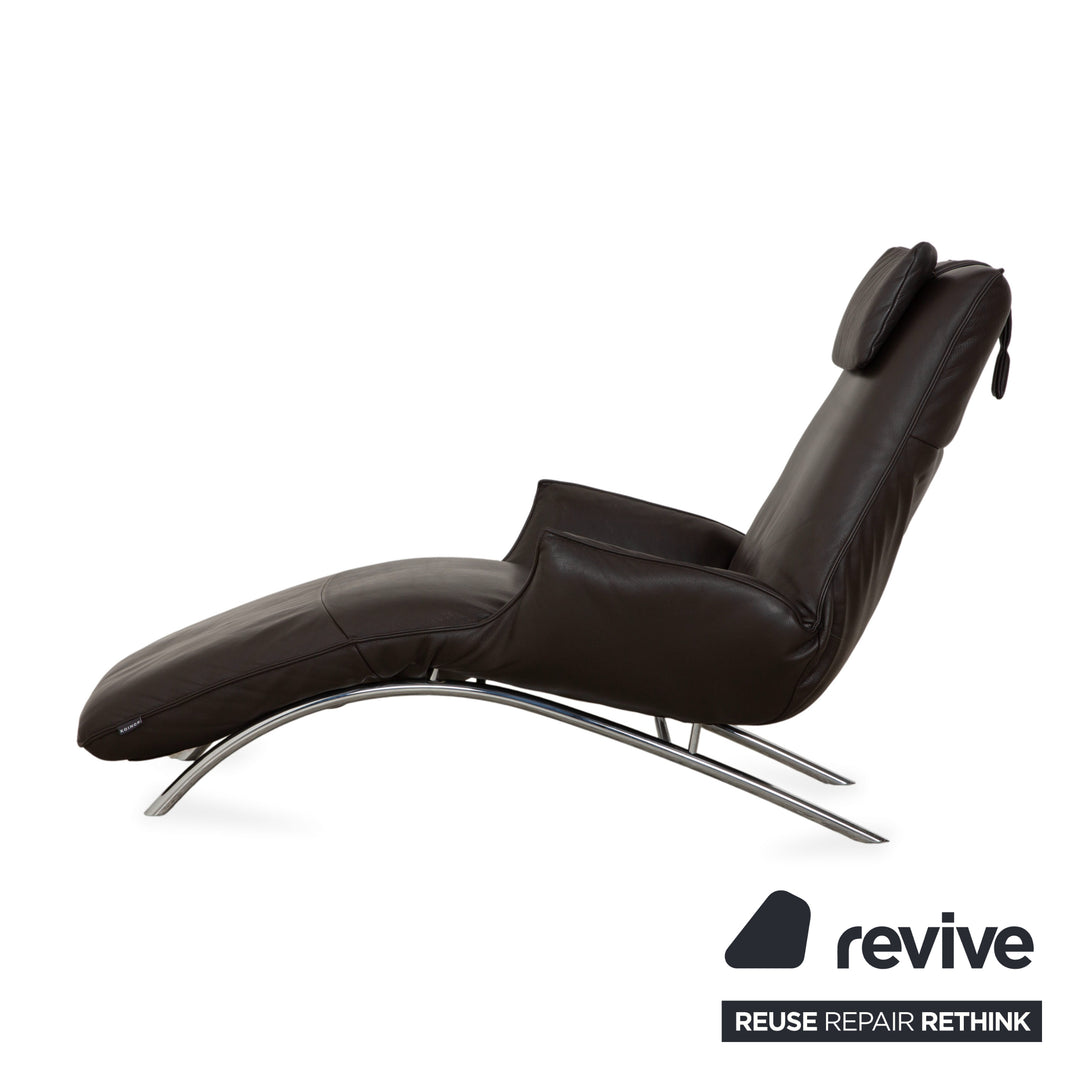 Koinor Joleen fauteuil en cuir, marron, fonction électrique