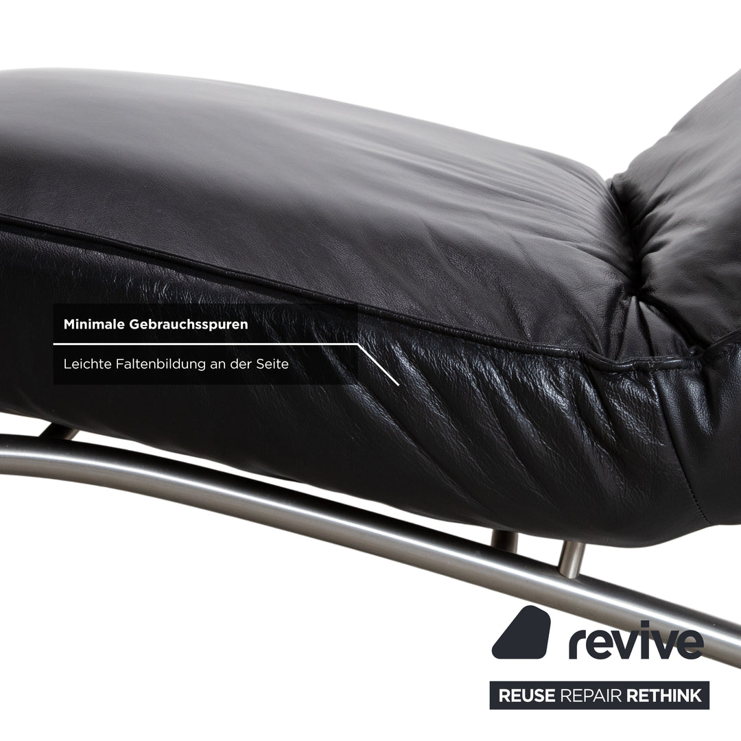 Koinor Jonas Leather Recliner Black