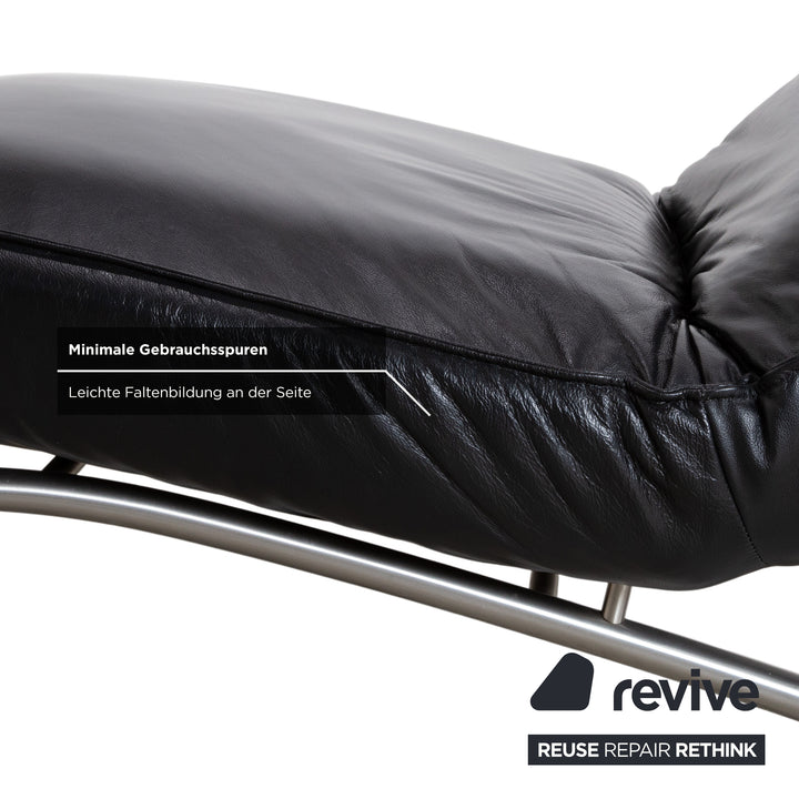Koinor Jonas Leather Recliner Black