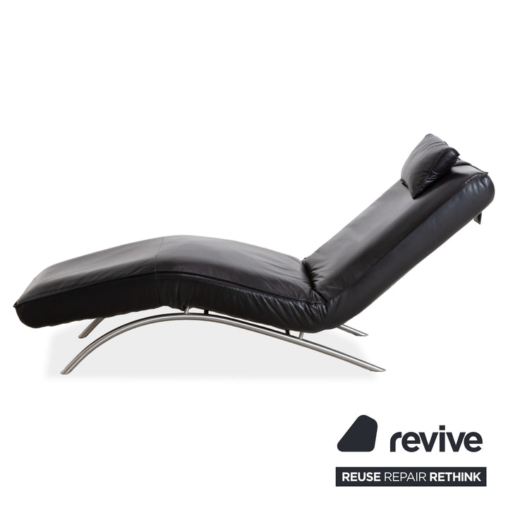 Koinor Jonas Leather Recliner Black
