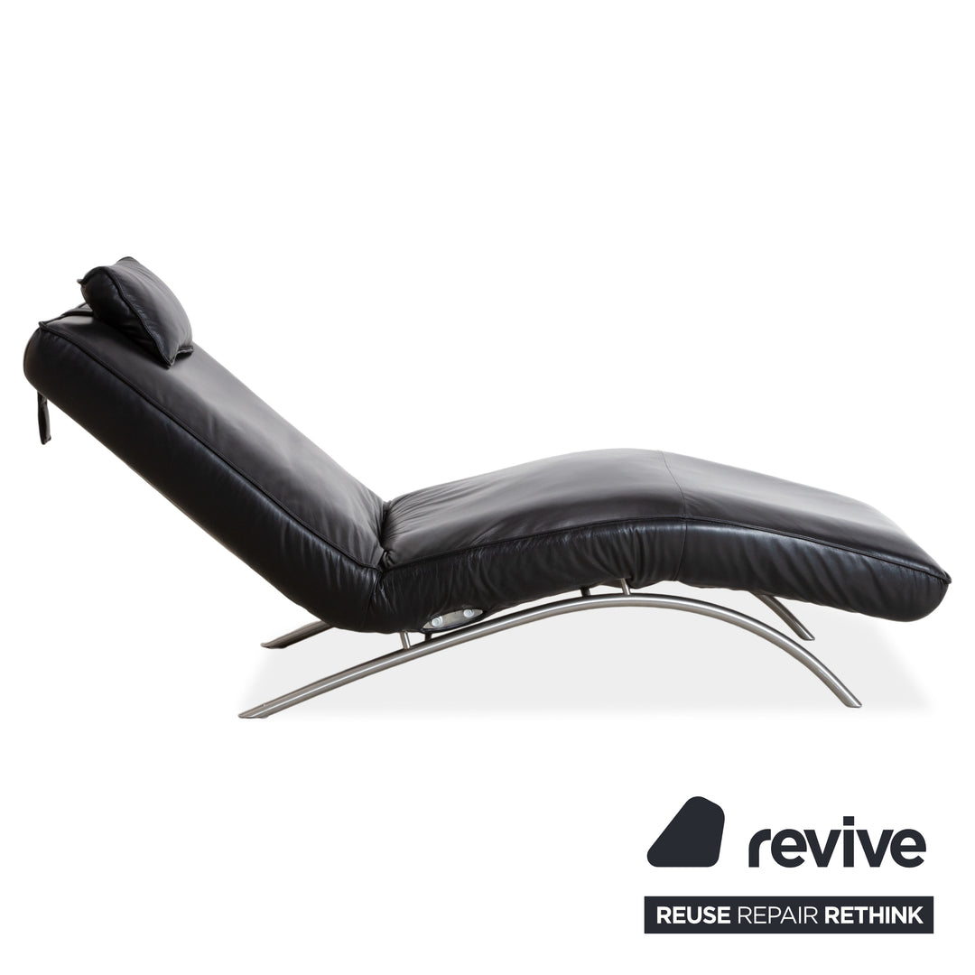 Koinor Jonas Leather Recliner Black