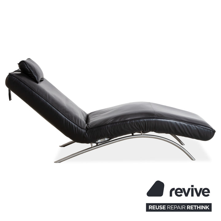 Koinor Jonas Leather Recliner Black