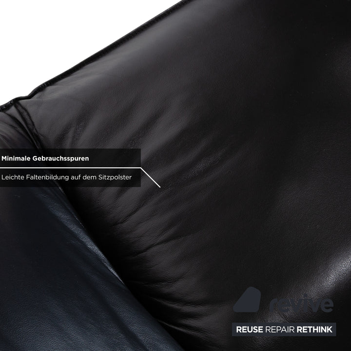 Koinor Jonas Leather Recliner Black