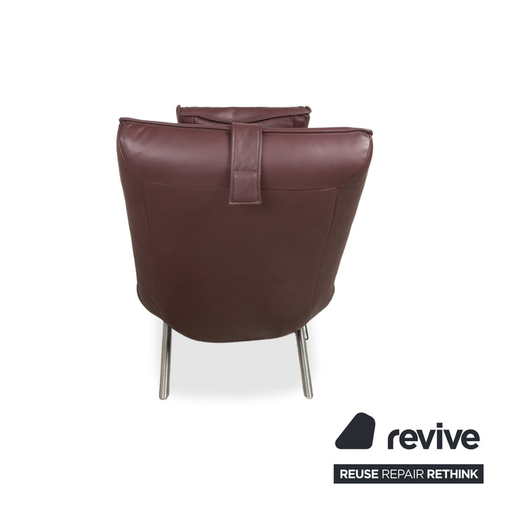 Fauteuil relax Koinor Jonas rouge bordeaux avec fonction de relaxation électrique