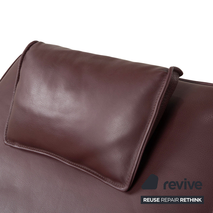 Fauteuil relax Koinor Jonas rouge bordeaux avec fonction de relaxation électrique