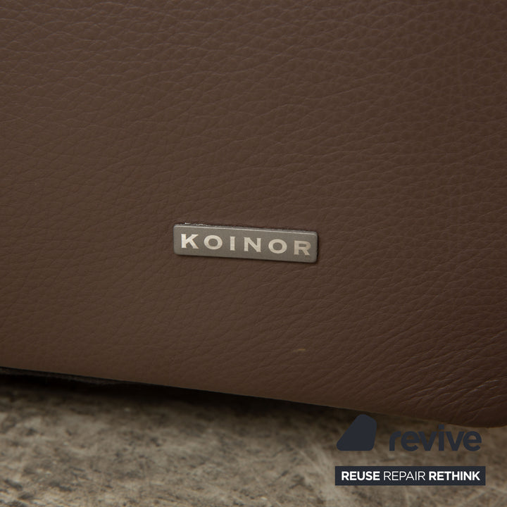 Koinor Kapstadt Leder Ecksofa Braun manuelle Funktion Recamiere Rechts Sofa Couch elektrische Funktion