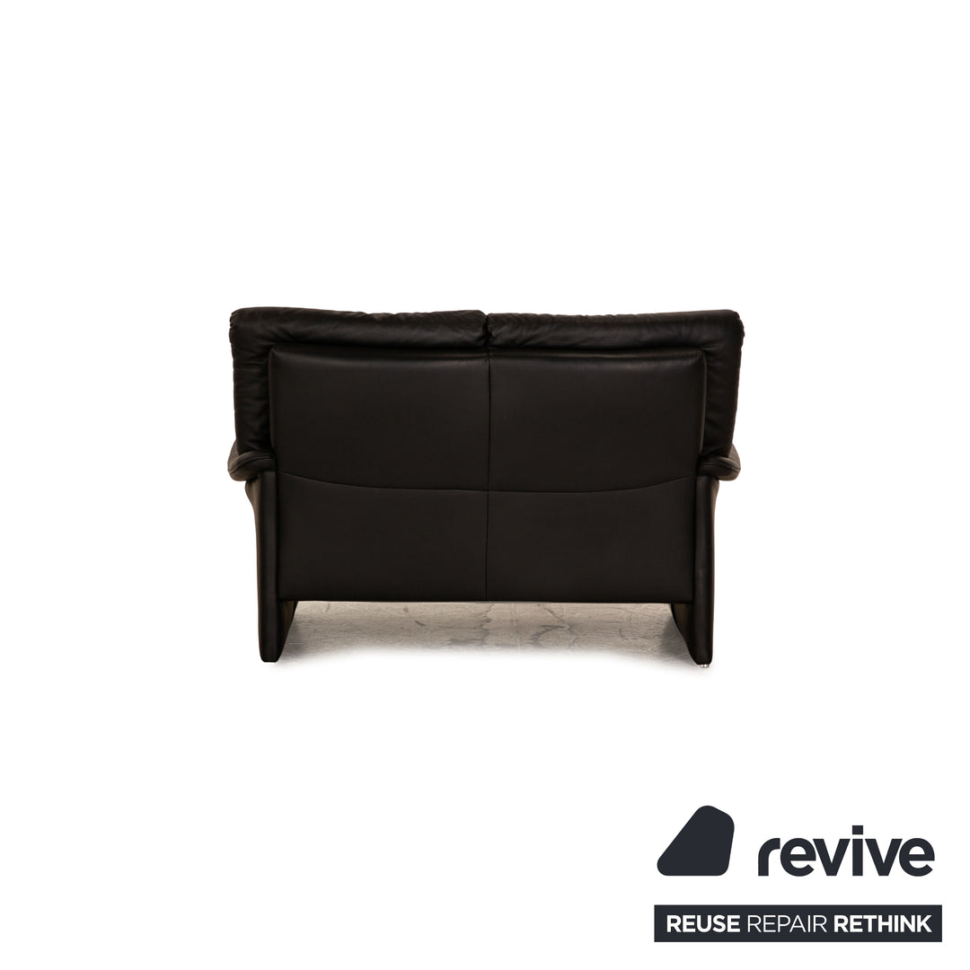 Koinor Corsica ensemble de canapé en cuir noir trois places deux places fauteuil canapé