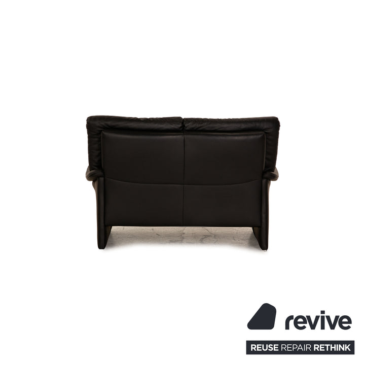 Koinor Corsica ensemble de canapé en cuir noir trois places deux places fauteuil canapé