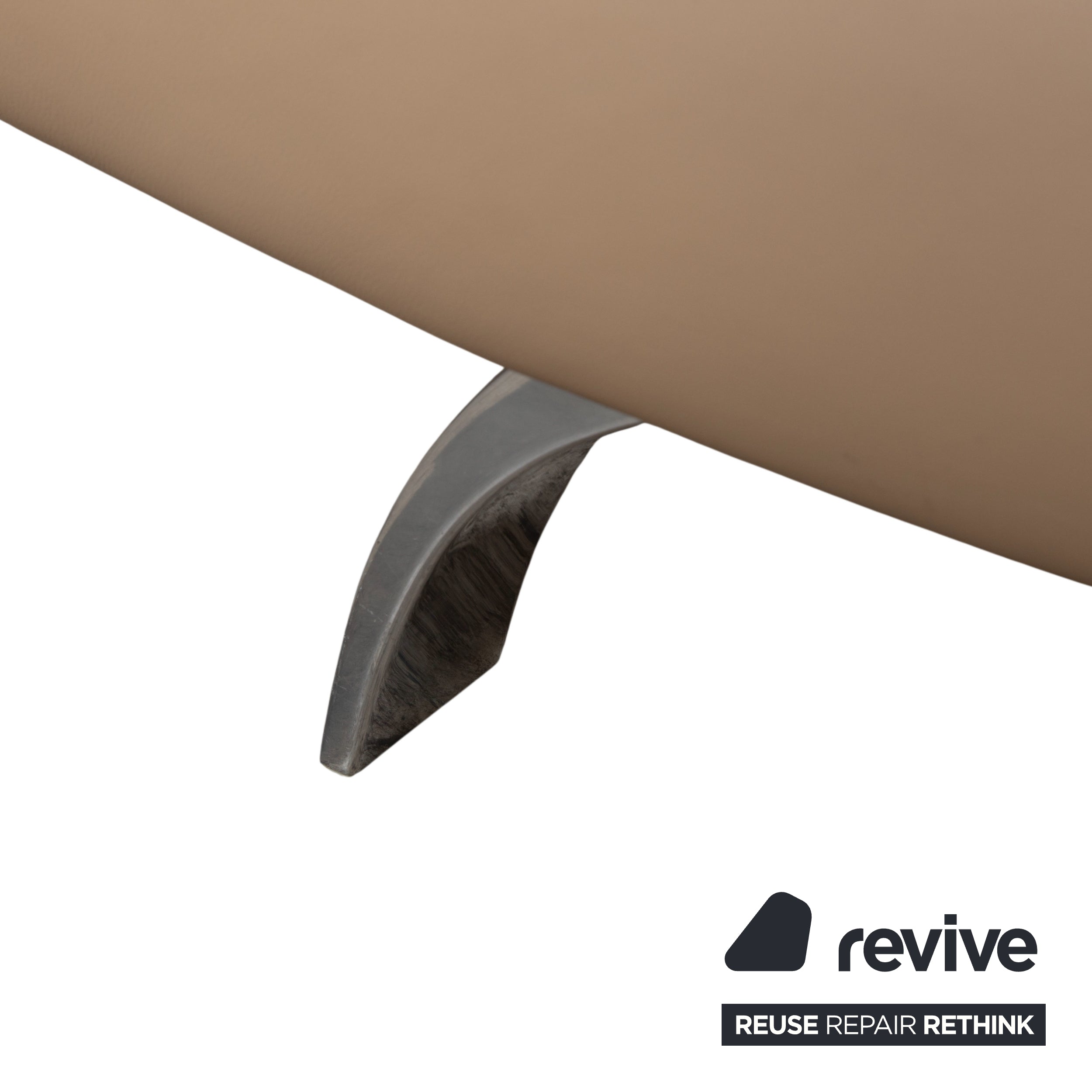 Koinor Leder Ecksofa Creme Beige manuelle Funktion Sofa Couch