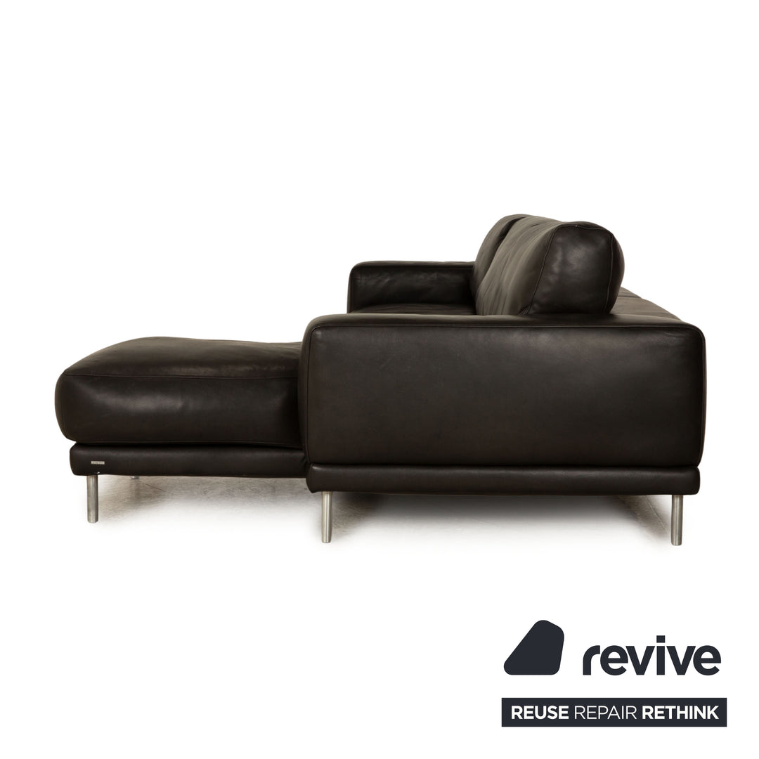 Koinor Leder Ecksofa Schwarz Recamiere Rechts Sofa Couch