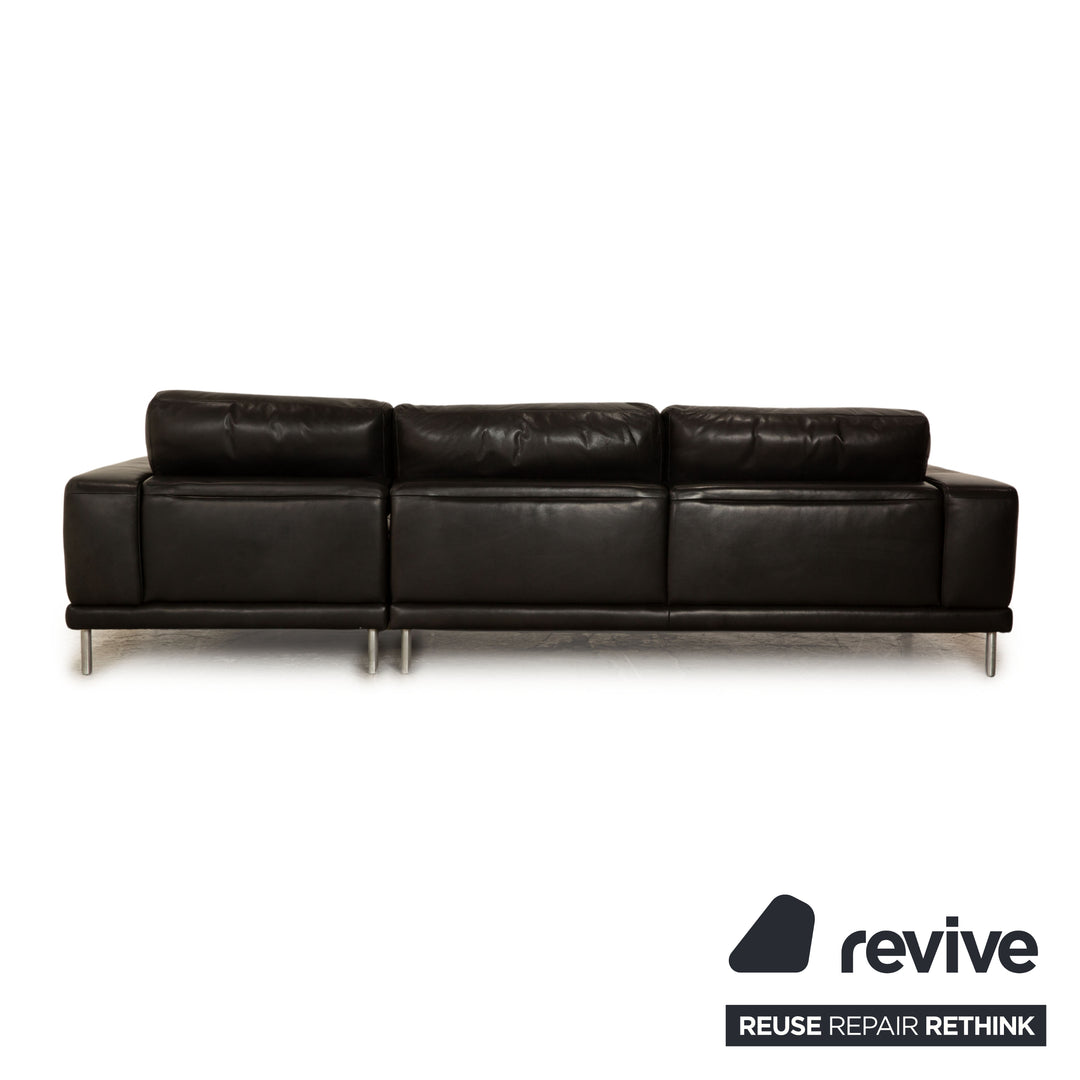 Koinor Leder Ecksofa Schwarz Recamiere Rechts Sofa Couch