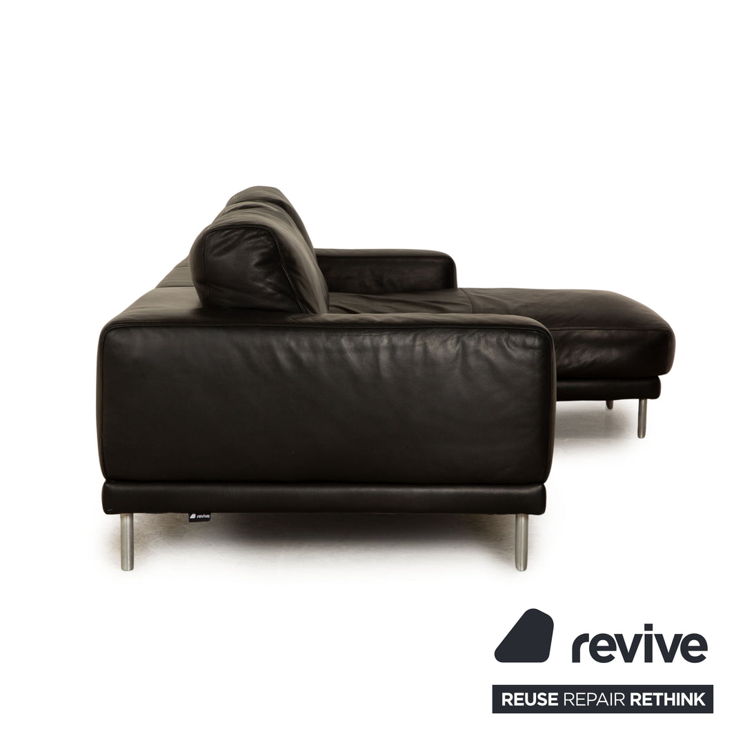 Koinor Leder Ecksofa Schwarz Recamiere Rechts Sofa Couch