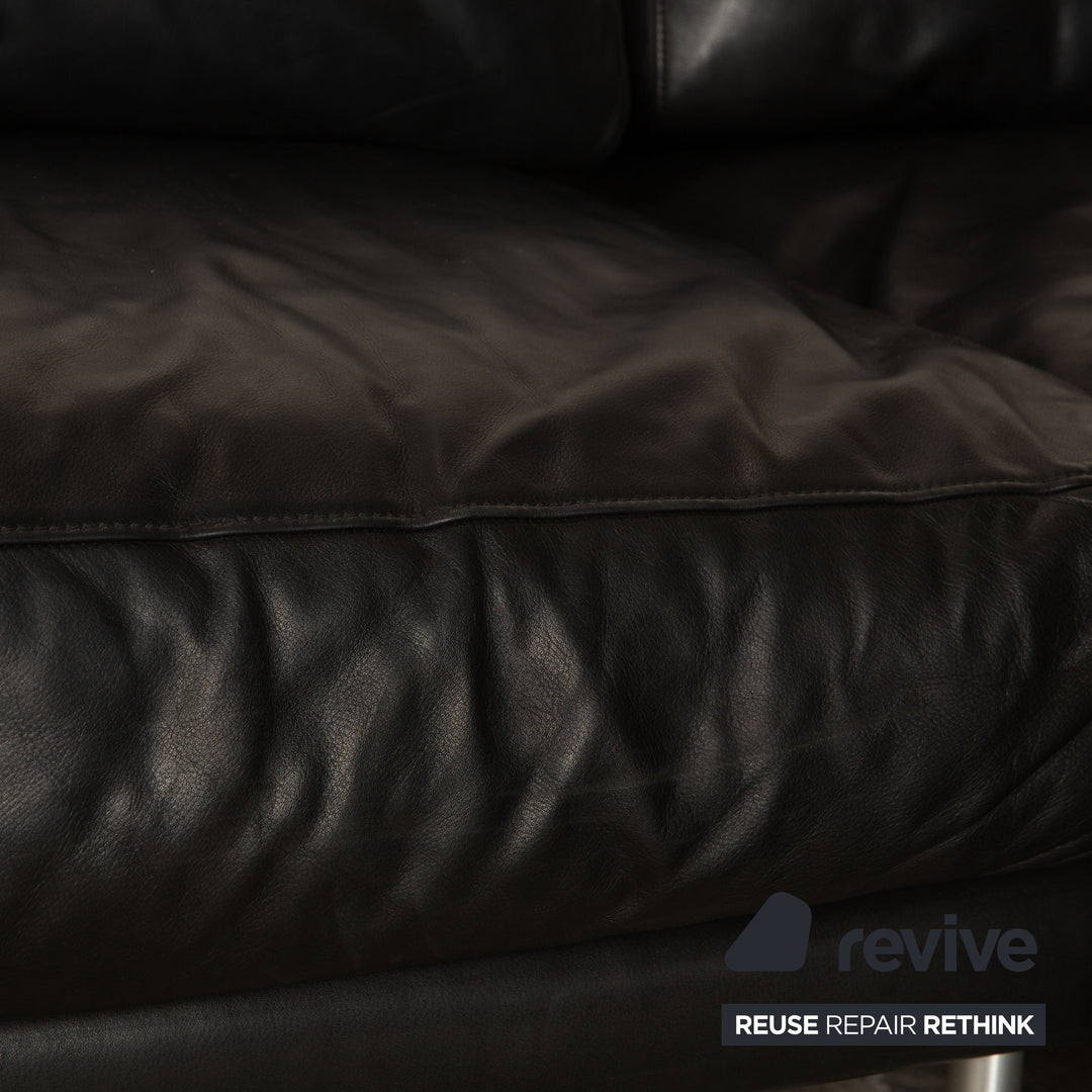 Koinor Leder Ecksofa Schwarz Recamiere Rechts Sofa Couch