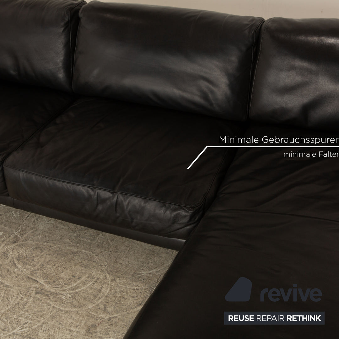Koinor Leder Ecksofa Schwarz Recamiere Rechts Sofa Couch