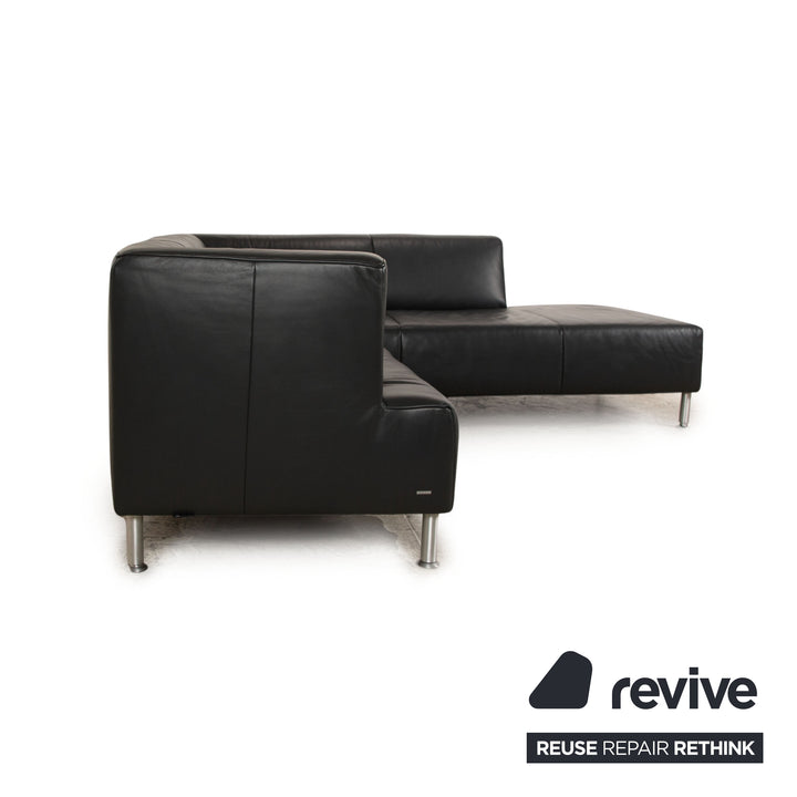 Koinor Leder Ecksofa Schwarz Sofa Couch