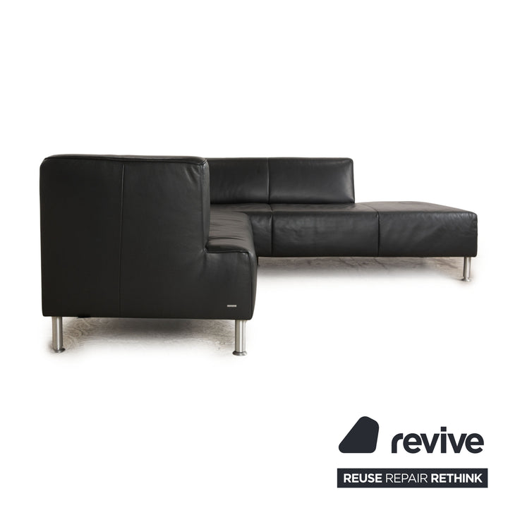 Koinor Leder Ecksofa Schwarz Sofa Couch