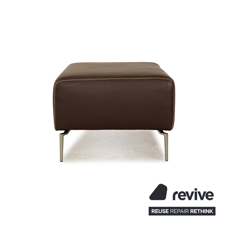 Koinor Leather Stool Brown