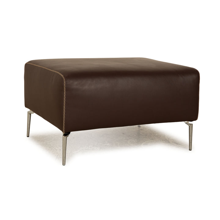 Koinor Leather Stool Brown
